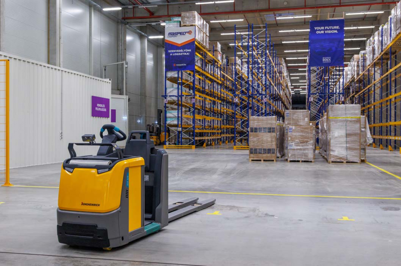 Illustration of a global supply chain network with interconnected nodes and shipping icons, representing Supply Chain